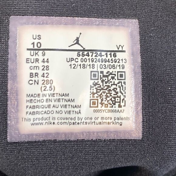 Nike Air Jordan 1 Retro Mid Chicago White Black Gym Red mens size  10 - Picture 6 of 10